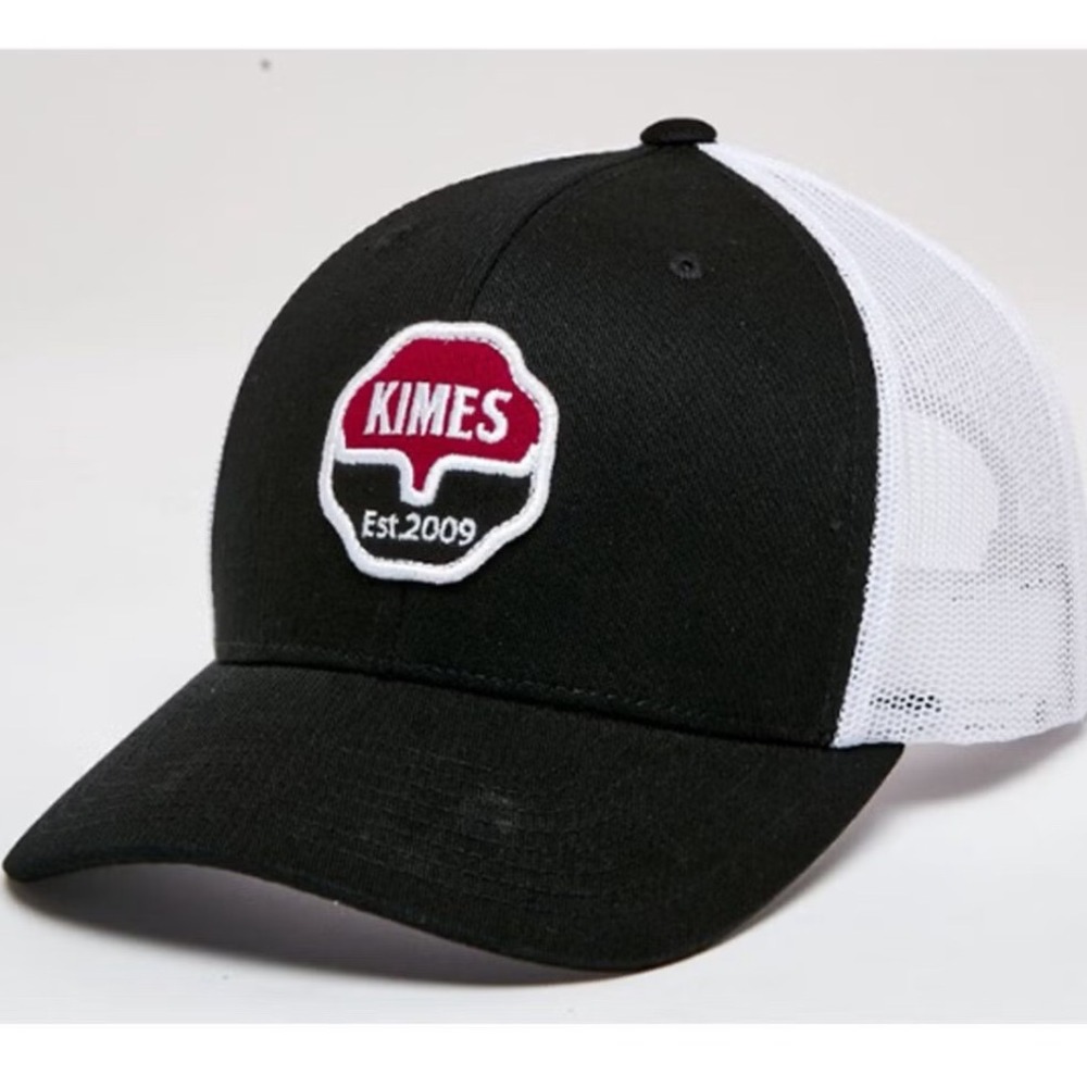 Kimes Ranch Notary Trucker Hat Black White Mesh Snapback Cap NWT